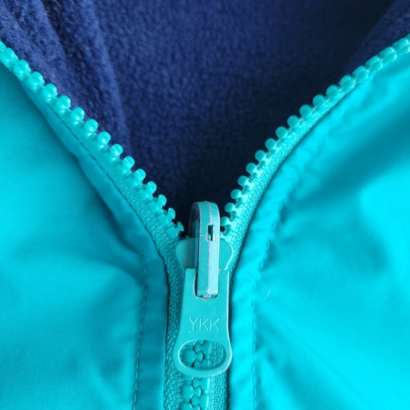 Vintage Columbia Reversible Vest Teal Dark Blue Women's Size XL - Picture 8 of 13